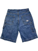 SAVIETOUS BERMUDA DENIM CARPENTER WORKWEAR BLU LAVATO UOMO PRE OWNED L