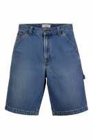 SAVIETOUS BERMUDA DENIM CARPENTER WORKWEAR BLU LAVATO UOMO PRE OWNED L