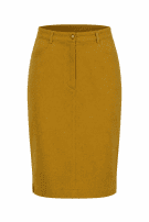 LES COPAINS  PENCIL SKIRT MINIMAL BROWN WOMAN PRE OWNED M