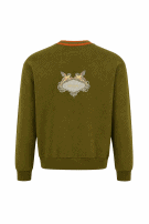 1990S SCON AND SODA CARDIGAN VINTAGE OLIVE ΓΥΝΑΕΙΚΕΙΟ PRE OWNED M