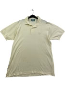 Sergio Tacchini Polo Shirt Vintage Logo Beige UNISEX L
