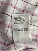 SERGIO TACCHINI Πουκάμισο Καρό Λευκό/Μωβ Ανδρικό 2XL