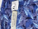 SILKLAND REPUBLIC ΠΟΥΚΑΜΙΣΟ FLORAL BLUE ΑΝΤΡΙΚΟ PRE OWNED XL