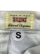 SISLEY ΦΟΥΣΤΑ VINTAGE DENIM LOGO ΛΕΥΚΟ ΓΥΝΑΙΚΕΙΑ S