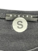 SISLEY T SHIRT MINIMAL ΜΑΥΡΟ ΓΥΝΑΙΚΕΙΟ PRE OWNED S