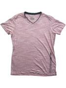 S.OLIVER T-Shirt Slim Fit Logo Print Ροζ Ανδρικό L