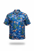 SSLR ALOHA SHIRT BLUE MENS PRE OWNED XL