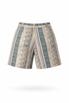 ST MAPEDE BERMUDA PANTS VINTAGE MULTICOLOR WOMEN PRE OWNED XS