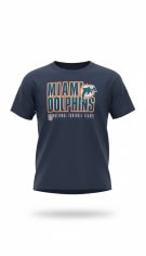 STARTER MIAMI DOLPHINS NFL VINTAGE LOGO T-SHIRT NAVY BLUE MEN'S XL