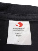 Stedman Graphic T-Shirt Wolverine Print Black Men’s L