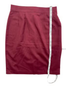 STEFANEL SKIRT 90s BURGUNDY WOMEN'S S
