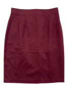 STEFANEL SKIRT 90s BURGUNDY WOMEN'S S