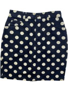 STEFANEL MINI ΦΟΥΣΤΑ POLKA DOT ΜΠΛΕ/ΛΕΥΚΟ ΓΥΝΑΙΚΕΙΑ XS