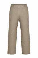 STEFANEL TROUSERS TWEED BROWN WOMEN PRE OWNED M