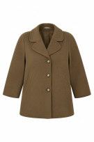 90s  STEFANIA RIMOLDI CAPPOTTO CLASSIC MARRONE DONNA PRE OWNED M