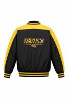 STEVE AND BARRY S BOMBER JACKET SPORTY BLACK YELLOW ΑΝΤΡΙΚΟ PRE OWNED XS