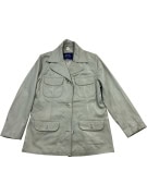 Steve Sinclair Δερμάτινο Jacket Γκρι-Πράσινο (XL)