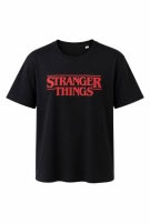 STRANGER THINGS GRAPHIC TEE ΜΑΥΡΟ ΑΝΤΡΙΚΟ PRE OWNED L