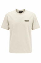 STREET CARTEL T SHIRT MINIMAL CREAM MEN PRE OWNED M