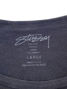 STUSSY GRAPHIC TEE STREETWEAR ΞΕΘΩΡΙΑΣΜΕΝΟ ΜΑΥΡΟ ΓΥΝΑΙΚΕΙΟ PRE OWNED L