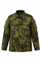 STV GROUP FIELD JACKET UTILITY CAMO OLIVE UNISEX PRE OWNED L