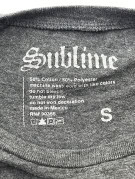SUBLIME GRAPHIC TEE WASHED CHARCOAL UNISEX PRE OWNED S