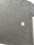 SUBURBS T SHIRT MINIMAL FADED BLACK UNISEX PRE OWNED XL