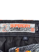 SUPERDRY COSTUME SHORTS TROPICAL NERO UOMO PRE OWNED S
