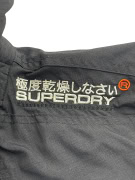 Superdry Μαύρο Jacket με Κουκούλα