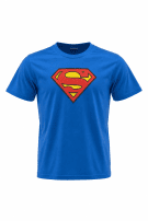 2000s SUPERMAN T SHIRT GRAPHIC BLUE ΑΝΤΡΙΚΟ PRE OWNED L