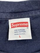 SUPREME T SHIRT GRAPHIC STREETWEAR NAVY ΑΝΤΡΙΚΟ PRE OWNED L