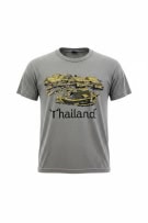TEAM COTTON T-SHIRT THAILAND GRAPHIC ΓΚΡΙ UNISEX L