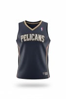 TEAM NBA PELICANS JERSEY ΑΘΛΗΤΙΚΟ ΜΠΛΕ ΑΝΤΡΙΚΟ PRE OWNED S