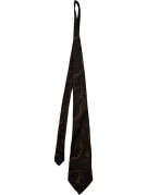 TERRONI TIE PAISLEY BROWN MENS PRE OWNED