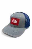 THE NORTH FACE Cappello trucker con patch logo grigio blu unisex taglia unica