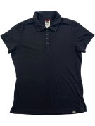 THE NORTH FACE POLO SHIRT MINIMAL BLACK WOMENS PRE OWNED L