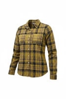 THE NORTH FACE FLANNEL SHIRT PLAID YELLOW WOMEN PRE OWNED S