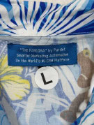 THE PARLOHA HAWAIIAN SHIRT TROPICAL BLUE ΑΝΔΡΙΚΟ PRE OWNED L