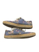 TIMBERLAND EARTHKEEPERS ESPADRILLE SNEAKERS FLORAL BLUE WOMENS PRE OWNED EU 38