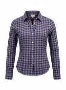 TIMBERLAND Καρό Πουκάμισο Slim Fit Μωβ-Γκρι Γυναικείο S