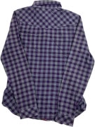 TIMBERLAND Καρό Πουκάμισο Slim Fit Μωβ-Γκρι Γυναικείο S