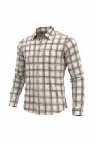 TIMBERLAND ΠΟΥΚΑΜΙΣΟ CHECKED VINTAGE LOGO ΛΕΥΚΟ/ΚΟΚΚΙΝΟ ΑΝΔΡΙΚΟ L