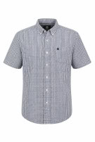TIMBERLAND SHIRT CHECKED CASUAL WHITE BLUE MEN PRE OWNED L