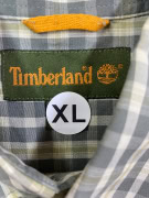 TIMBERLAND ΠΟΥΚΑΜΙΣΟ ΚΟΝΤΟΜΑΝΙΚΟ CHECKED LOGO ΠΡΑΣΙΝΟ/ΓΚΡΙ ΑΝΔΡΙΚΟ XL
