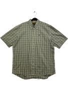TIMBERLAND ΠΟΥΚΑΜΙΣΟ ΚΟΝΤΟΜΑΝΙΚΟ CHECKED LOGO ΠΡΑΣΙΝΟ/ΓΚΡΙ ΑΝΔΡΙΚΟ XL