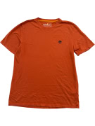 TIMBERLAND T-Shirt REGULAR FIT Κεντημένο Logo Πορτοκαλί Ανδρικό MEDIUM