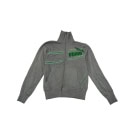 VINTAGE Puma Ζακέτα Track με Όρθιο Γιακά Γκρι-Πράσινο, M