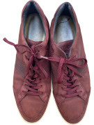TOD'S Δερμάτινα Sneakers Logo Μπορντό Unisex 43