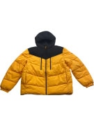 TOM TAILOR DENIM Giacca Puffer Casual con Cappuccio Giallo Nero da Uomo XXL