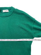 TOM TAILOR DENIM KNIT SWEATER MINIMAL GREEN MEN PRE OWNED L